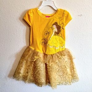 Belle velour t-shirt dress